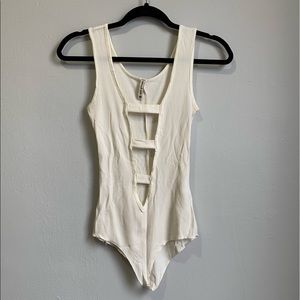 LF Emma & Sam Cream Ladder Bodysuit